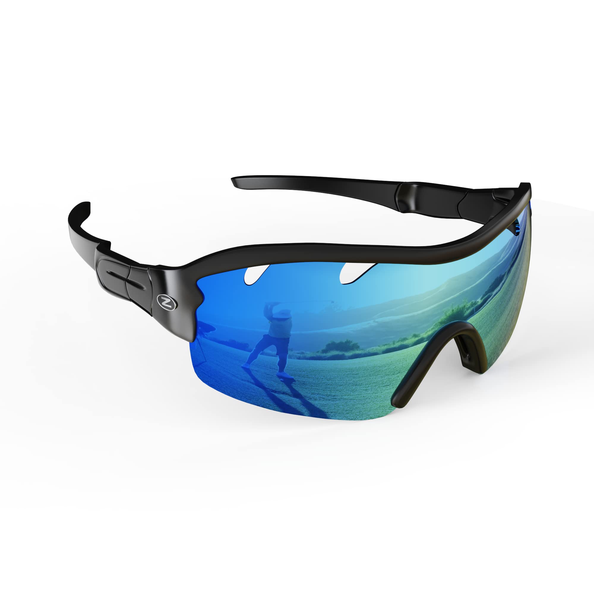 RayZor Professional Cycling Sunglasses for Men & Women - UV Protection, Polarized Sports Eyewear for Road & Mountain Biking - Perfect for Outdoor Cycling, Running & Hiking