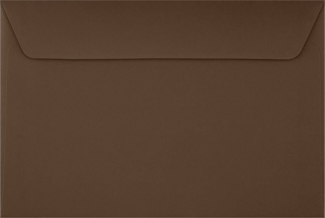 LUXPaper 6 x 9 Booklet Envelopes - Chocolate Brown, 80lb. Text Weight, Pack of 500 | Perfect for Wedding Invitations, Business Mailings & Greeting Cards
