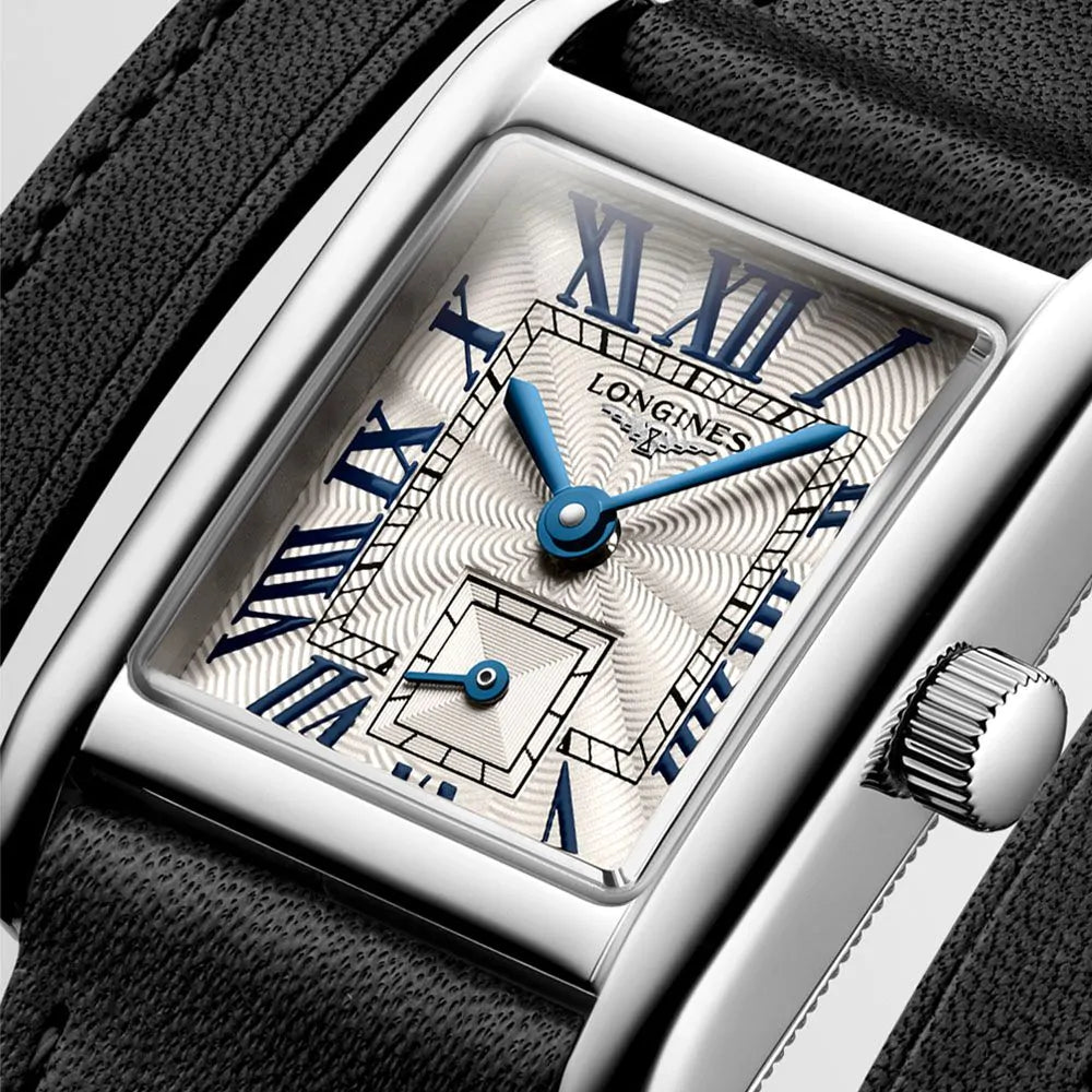Longines Mini DolceVita 21.50 x 29mm Silver Quartz Ladies Watch - Elegant Women's Dress Watch for Business, Party & Special Occasions