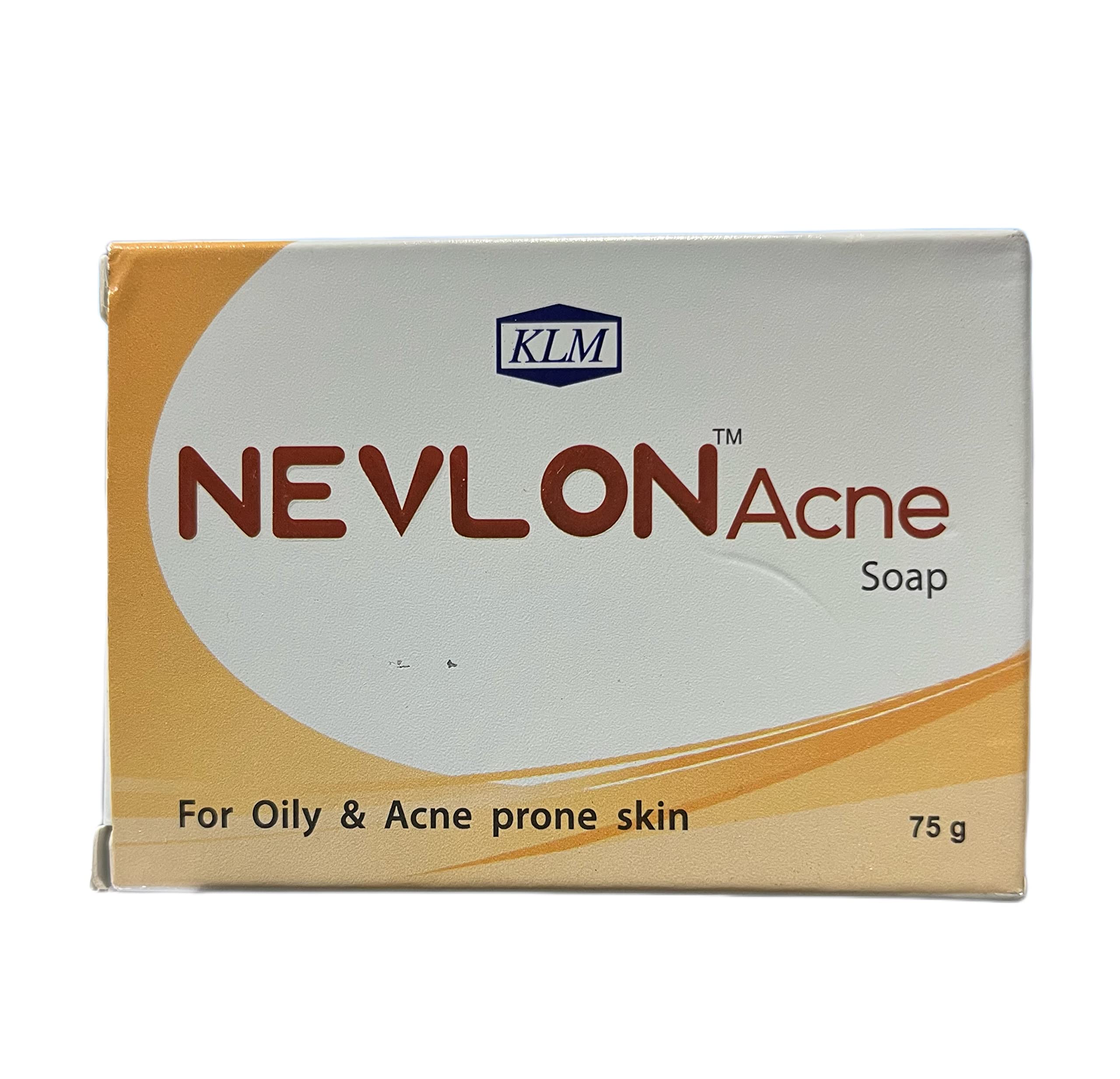 Jeevandip Nevlon Acne Soap - Natural Ayurvedic Face Wash for Oily & Acne-Prone Skin - Gentle Cleansing Bar for Teen & Adult Acne Treatment - Perfect for Daily Skincare Routine & Blemish Control