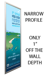 Extra Deep 8.5x14 Snap Open Sign Holder Frame - 1.25
