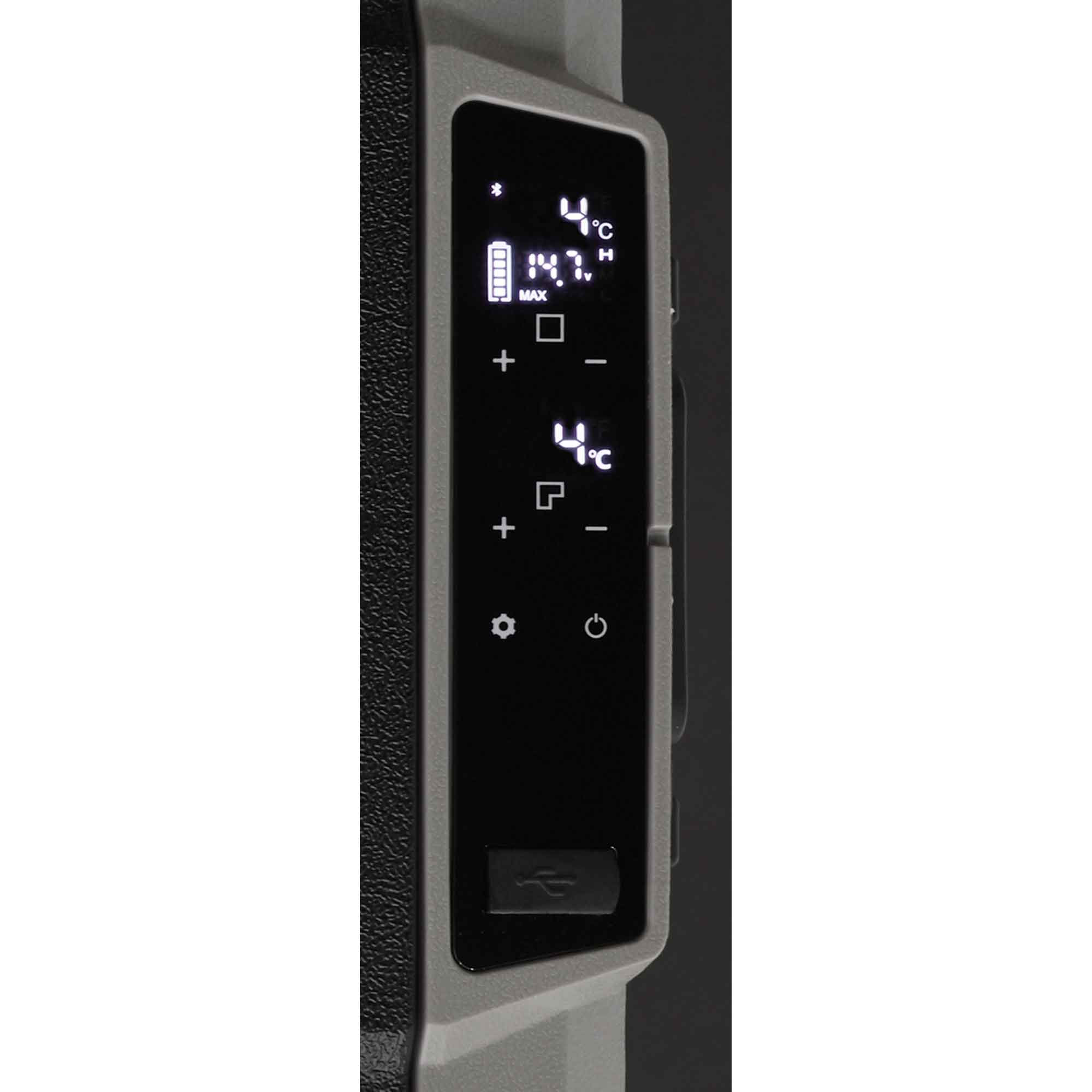 50L Portable Car Fridge Freezer - 12V/24V Dual Zone Compressor Cooler for Road Trips, Camping & Outdoor Adventures - DL14 Model