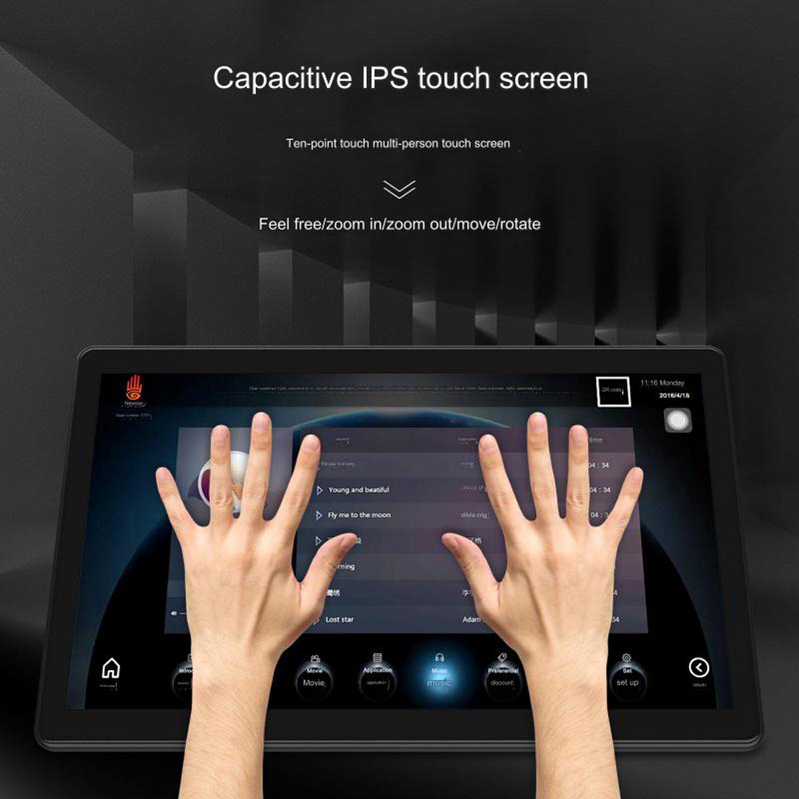 YXH-LPMM 10/11.6 Inch Rugged Industrial Tablet PC - Android 12 OS, 4GB RAM, 64GB Storage with POE Power Supply | All-in-One Touch Screen Computer for Harsh Environments, Factory Automation & Warehouse Management