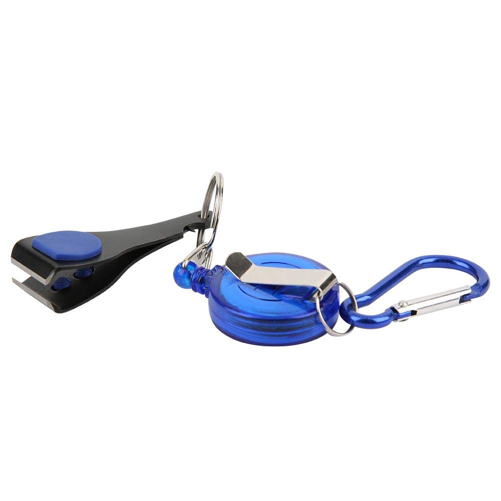 Keenso Stainless Steel Fishing Nippers - Professional Nail Knot Jig & Fishing Line Cutter Clipper for Fly Fishing, Saltwater & Freshwater Anglers - Perfect for Cutting Braided Line, Monofilament & Fluorocarbon
