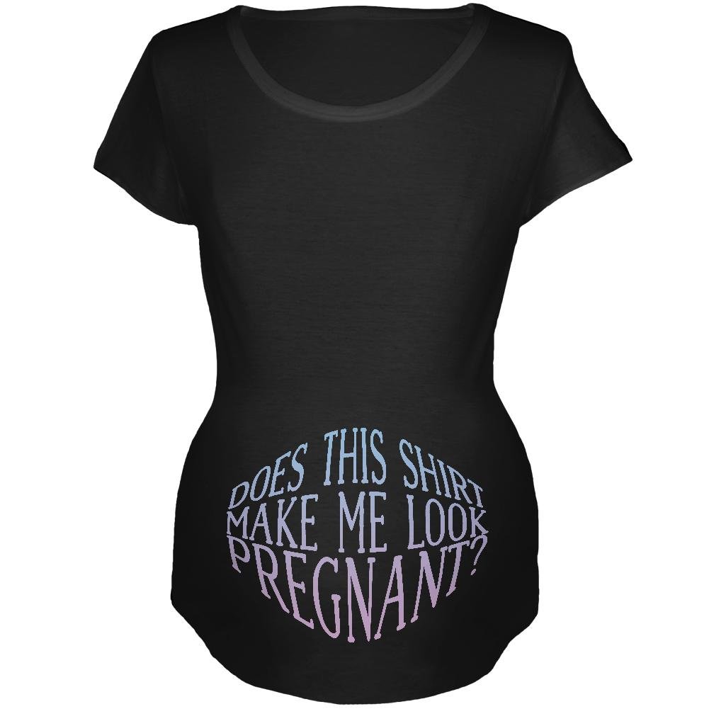 Soft Maternity T-Shirt for Pregnant Women - Comfortable Black Cotton Shirt Size Large | Perfect for Everyday Wear, Pregnancy Photos & Baby Showers