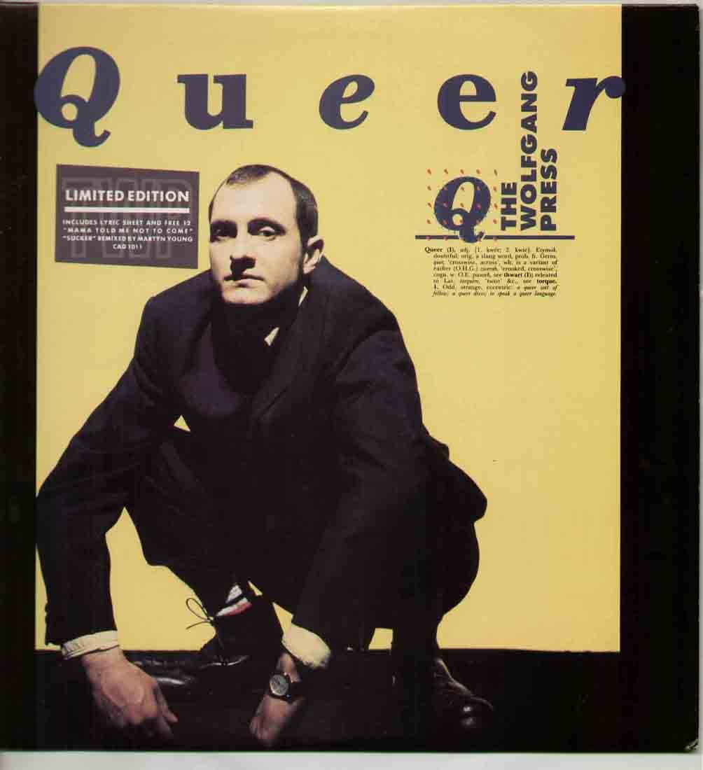 WOLFGANG PRESS - QUEER - LP Vinyl Record - Alternative Rock Music Album for Collectors & Audiophiles - Perfect for Home Listening & Vinyl Enthusiasts