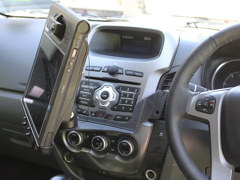 Industrial Evolution InDash Mount for Ford Ranger T6 (2011-2015) - Universal Car Phone Holder with Anti-Slip Grip, Perfect for GPS Navigation & Hands-Free Driving