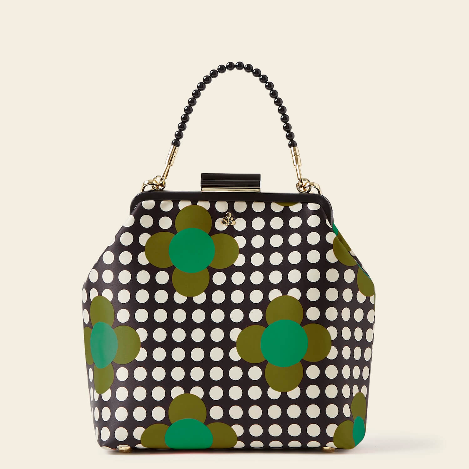 Jenny D Handbag for Women - Elegant Jewel Flower Polka Dot Crossbody Purse | Perfect for Work, Party & Daily Use