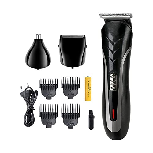 Professional Cordless Hair Clippers for Men - Zero Gapped Electric Hair Trimmer & Barber Clipper Kit with EU Plug | Perfect for Home Haircuts, Salon Styling & Beard Grooming