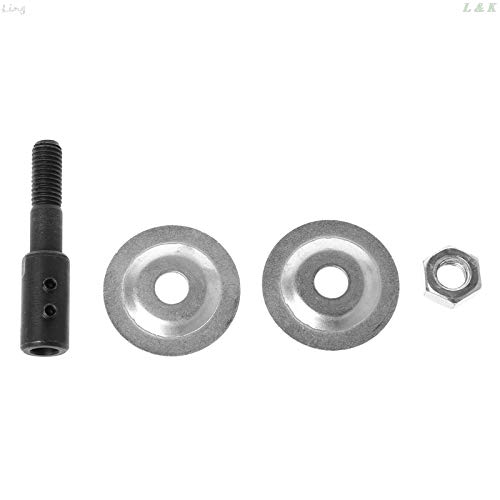 10mm Spindle Adapter for Bench Grinder - 8x12x62mm U50A Compatible with Grinding, Polishing & Shaft Motors - Perfect for Metalworking, Woodworking & DIY Projects