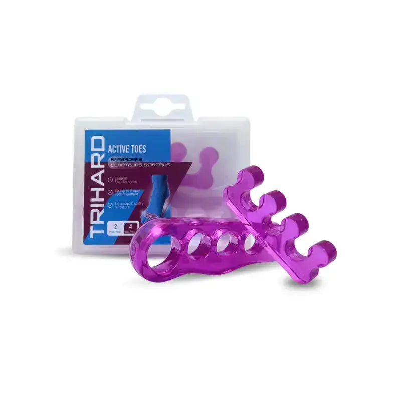 Active Yoga Toes Spreaders - Durable Toe Separators for Yoga, Pilates & Foot Pain Relief | Improve Foot Alignment & Comfort