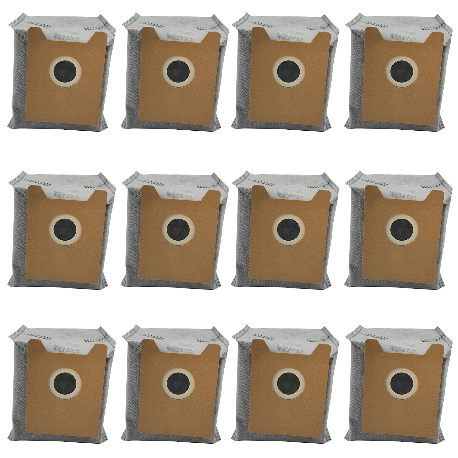 12 Pack Replacement Dust Bags for Eufy G40/G40+ Robot Vacuum - Leakproof Vacuum Cleaner Bags with HEPA Filter - Compatible Accessories for Home Cleaning & Pet Hair Removal