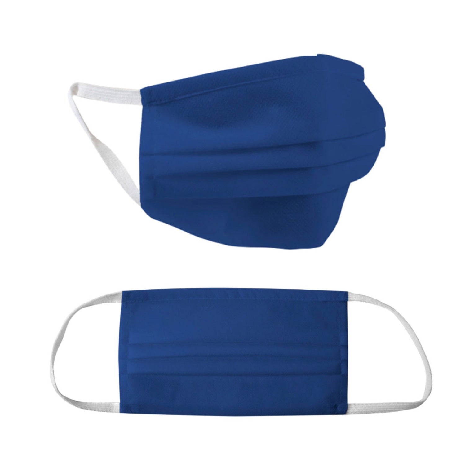 Disposable Protective Face Mask - Blue - 3 Ply Breathable & Comfortable for Daily Use, Work, Travel & Public Safety