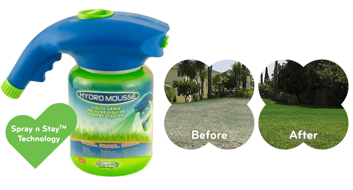 Hydro Mousse Liquid Lawn - Instant Grass Seed Spray for Fast Lawn Repair & Green Coverage | Easy DIY Solution for Patches, Bare Spots & Backyard Landscaping | Perfect for Homeowners, Pet Owners & Outdoor Enthusiasts