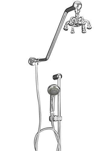 Octo 7 Shower System - 8 Function Rainfall Shower Head with Handheld Spray, High Pressure Water Saving Design for Luxury Spa Experience - Perfect for Bathroom Renovation and Relaxation