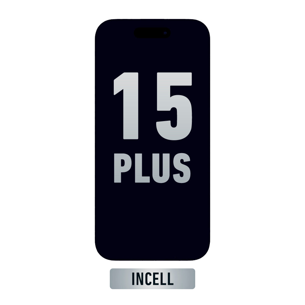 Original iPhone 15 Plus LCD Screen Replacement - High Quality Incell Plus Display with IQ7 Technology | Perfect for DIY Repairs & Phone Screen Fixing at Home or Office