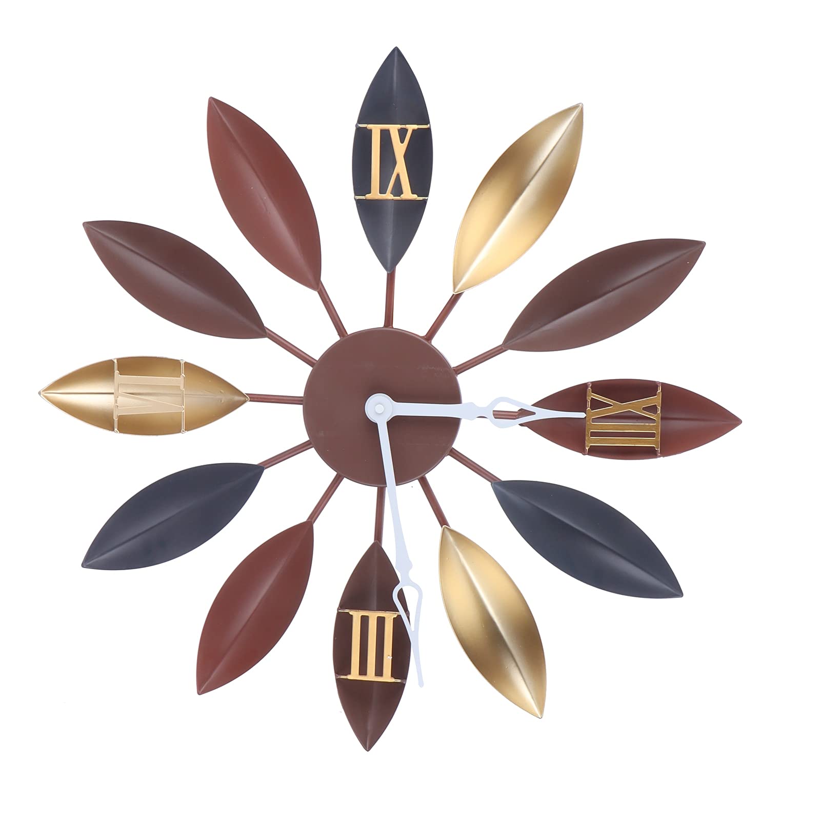 Silent Wall Clock for Home & Office - No Ticking Noise, Premium Craftsmanship, Modern Decor (7725-5801) | Perfect for Bedroom, Living Room, Study & Workspace