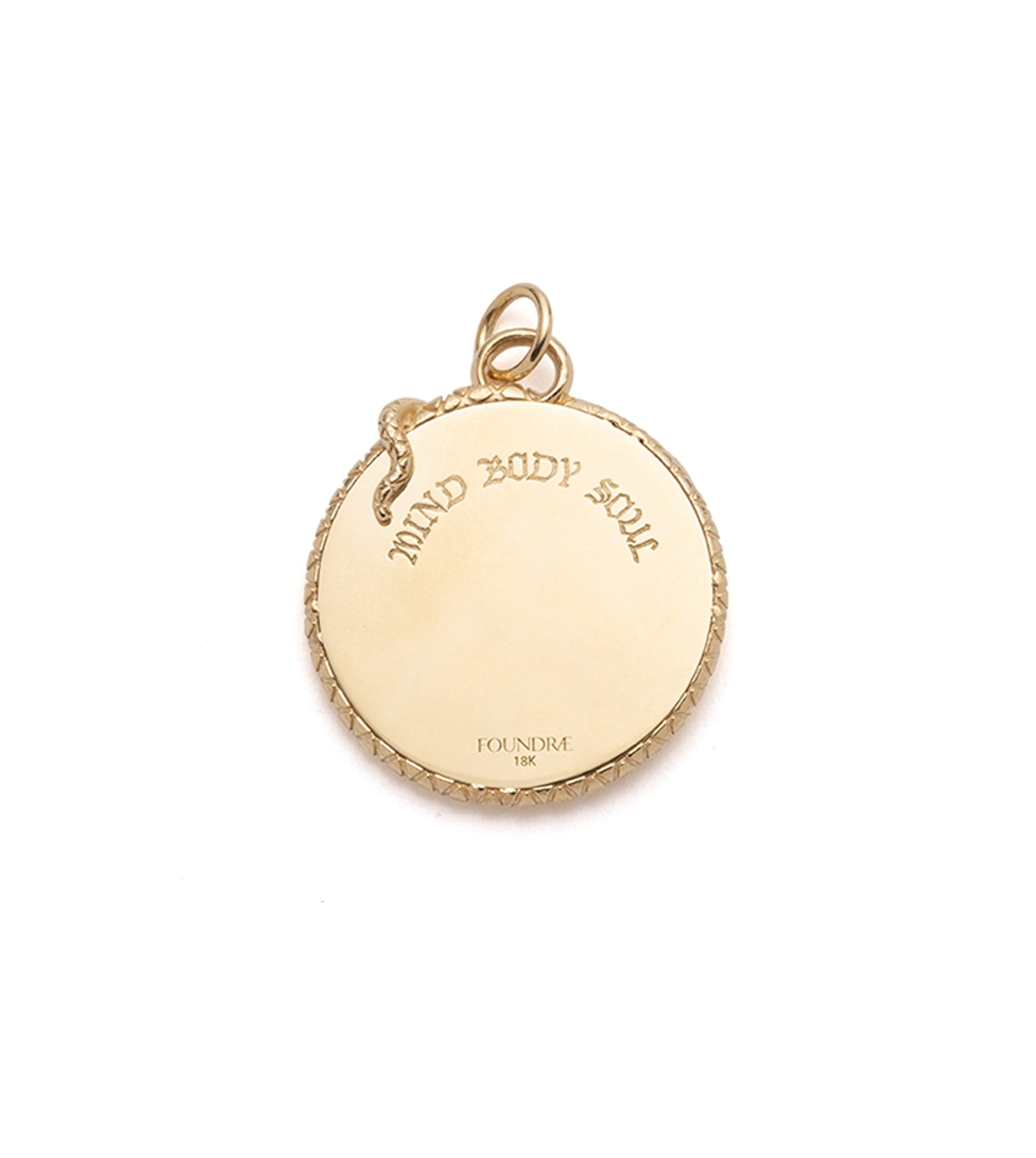 Mind Body Soul Wholeness Large Specialty Medallion - Spiritual Healing Jewelry for Meditation, Yoga & Energy Balance