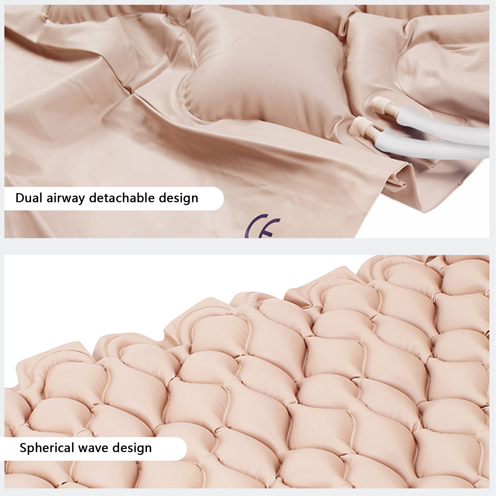 Alternating Pressure Mattress with Pump - Medical Grade Anti-Bed Sore Pad for Hospital Beds & Home Care - Ideal for Bedridden Patients, Elderly Care, and Post-Surgery Recovery