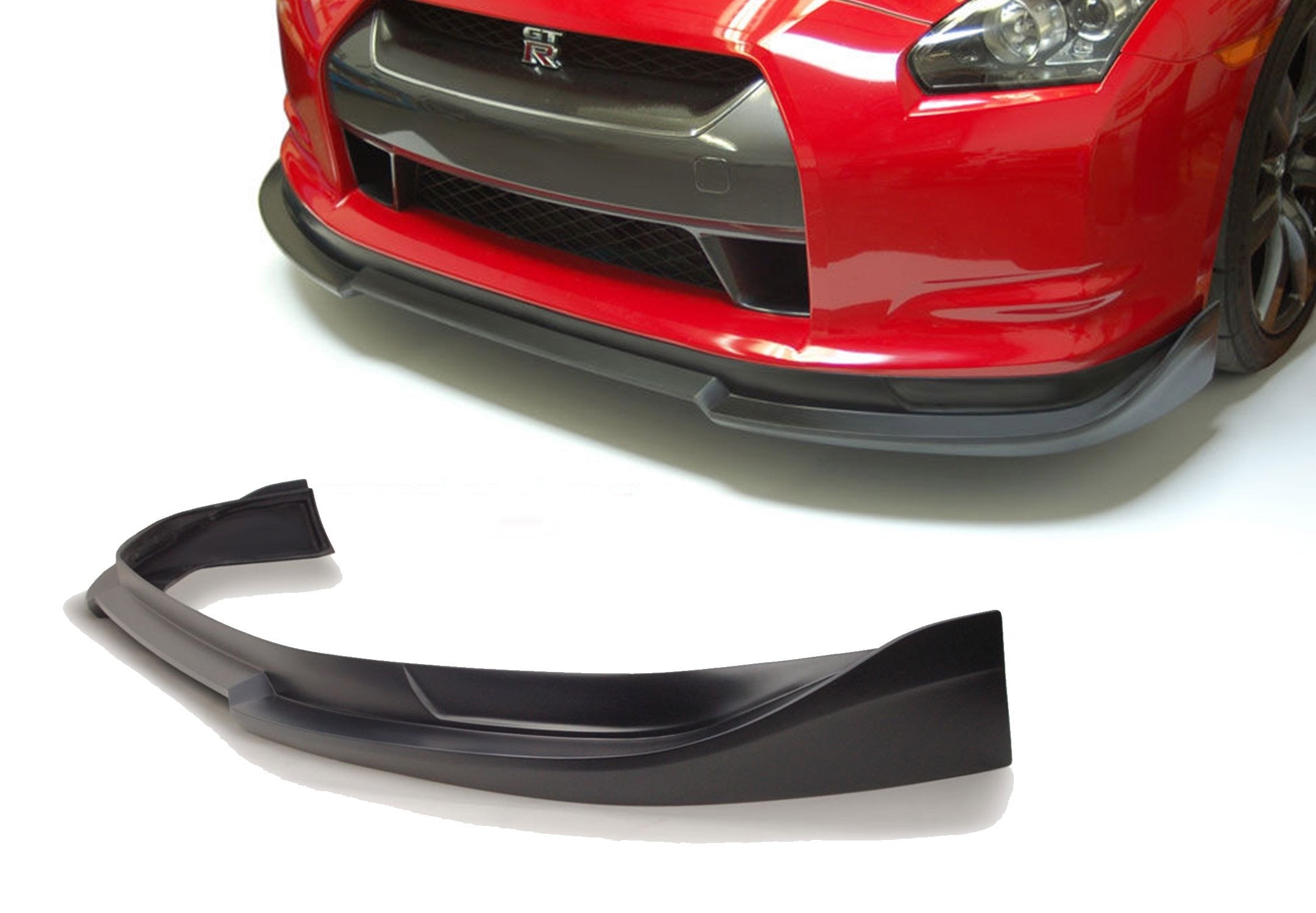 2009-2011 Nissan GT-R R35 Front Bumper Lip Spoiler - GTRKB12822 - Enhance Aerodynamics & Style for High-Performance Driving