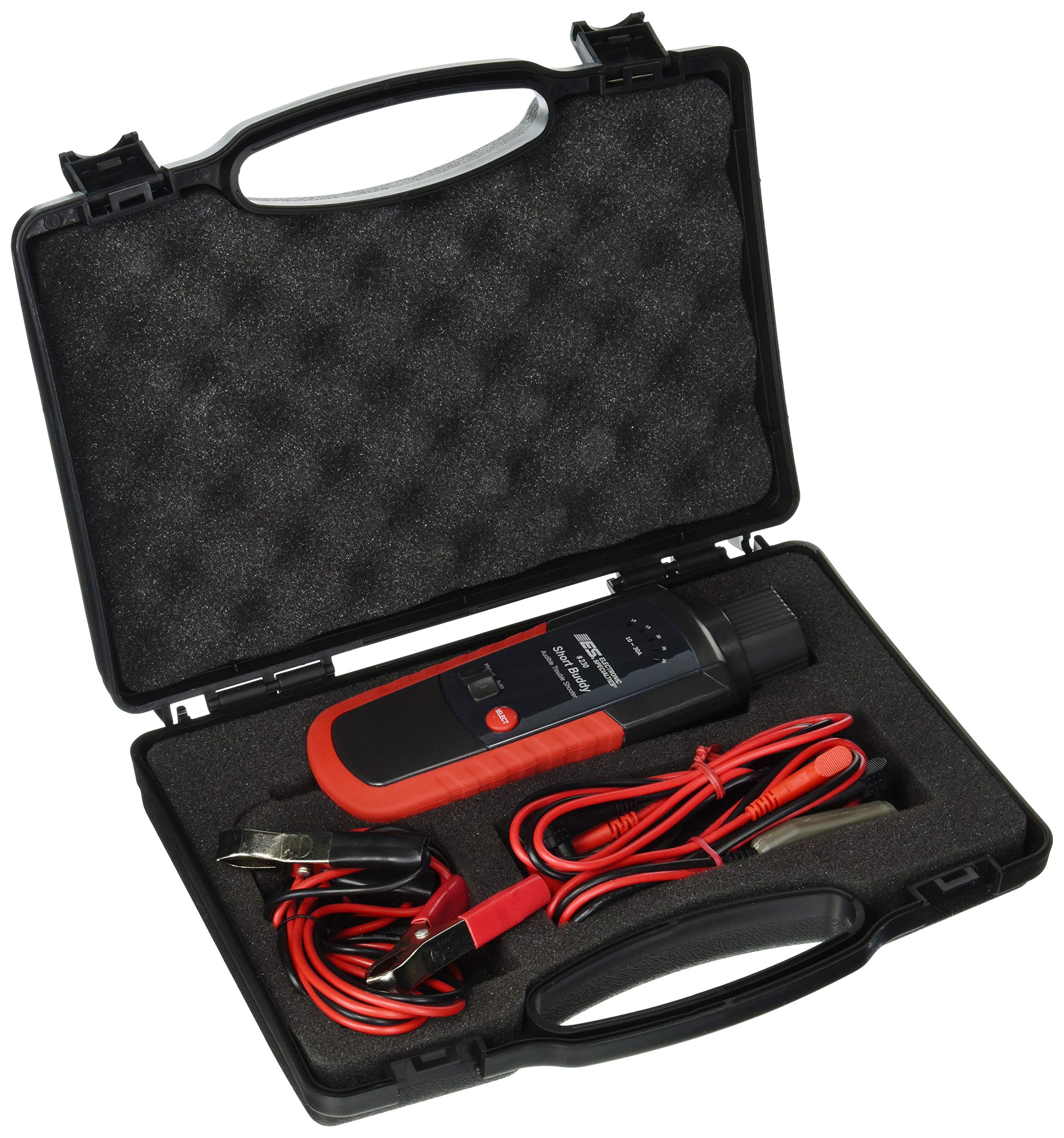 Electronic Specialties 230 Short Buddy Red/Gray Audible Circuit Tester - Professional Electrical Troubleshooting Tool for Home & Automotive Repairs