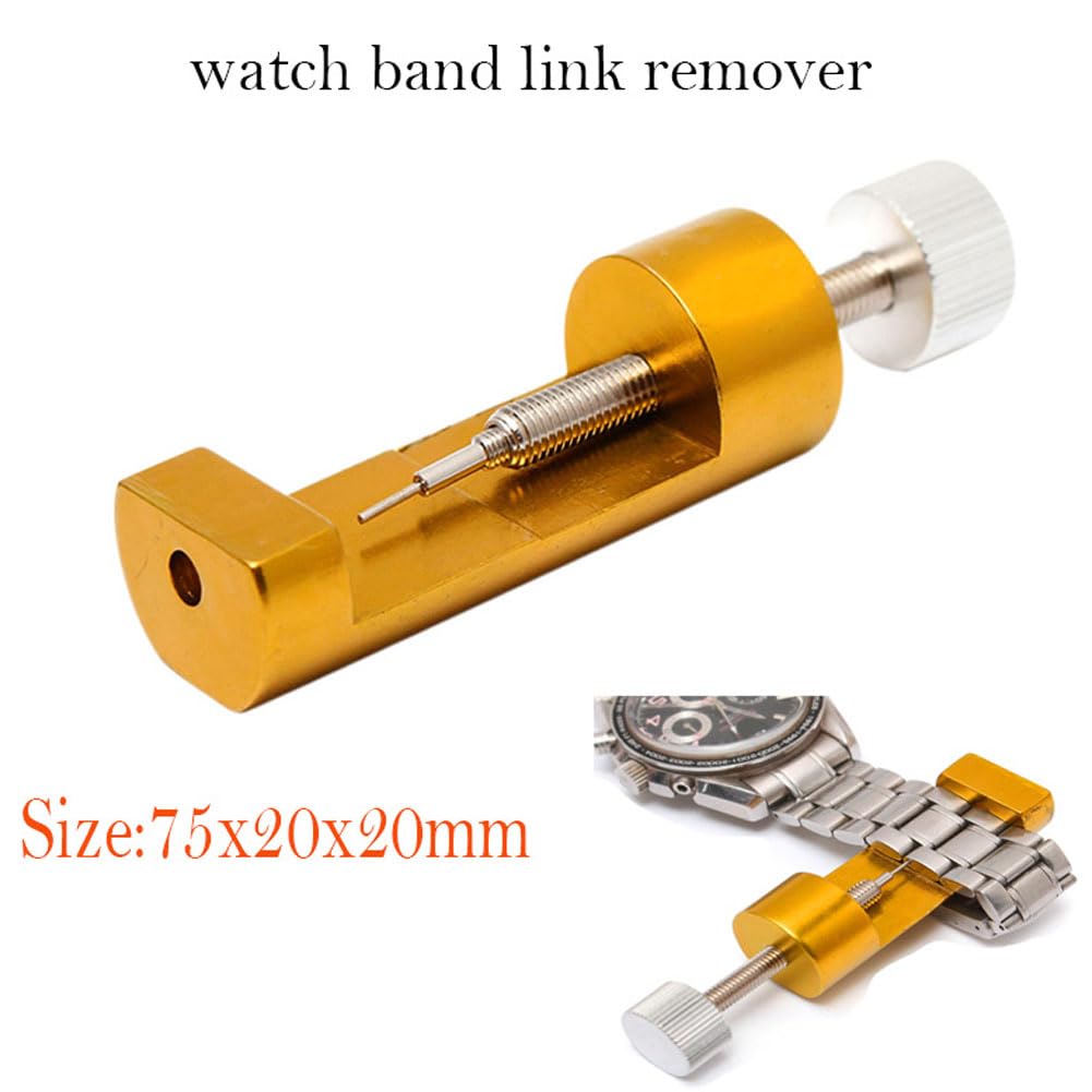 Professional Metal Watch Band Repair Kit - Adjustable Watch Bracelet Link Remover Tool for Wristwatch Strap Pin Removal | Perfect for Watch Repair Shops & DIY Enthusiasts
