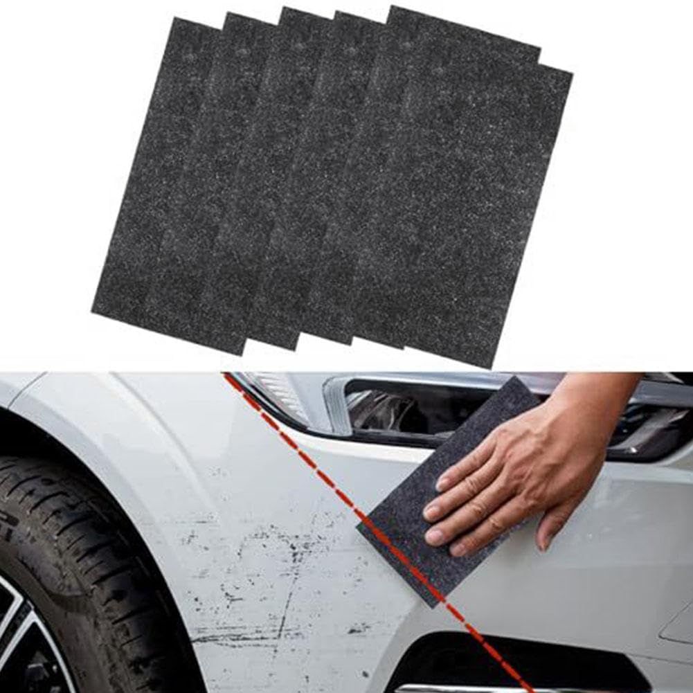 Nano Sparkle Cleaning Cloth & Car Scratch Remover Kit - 5pcs 4x4in Microfiber Cloths for Vehicle Paint Scratch Repair, Deep Scratch Removal & Car Detailing - Perfect for Auto Body Repair, DIY Car Care & Professional Detailing