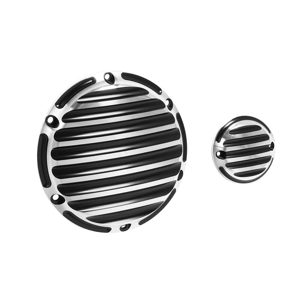 CNC Chrome Derby Cover Timer Timing Cover Protector Guard for Harley Davidson Sportster 883 1200 XL 883XL 1200XL - Engine Protection Upgrade for Motorcycle Maintenance & Customization (Chrome)
