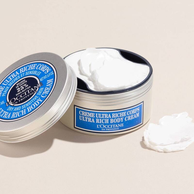 L'OCCITANE Shea Butter Ultra Rich Body Cream - Deep Moisturizing & Nourishing for Dry Skin | Perfect for Winter Care & Daily Hydration