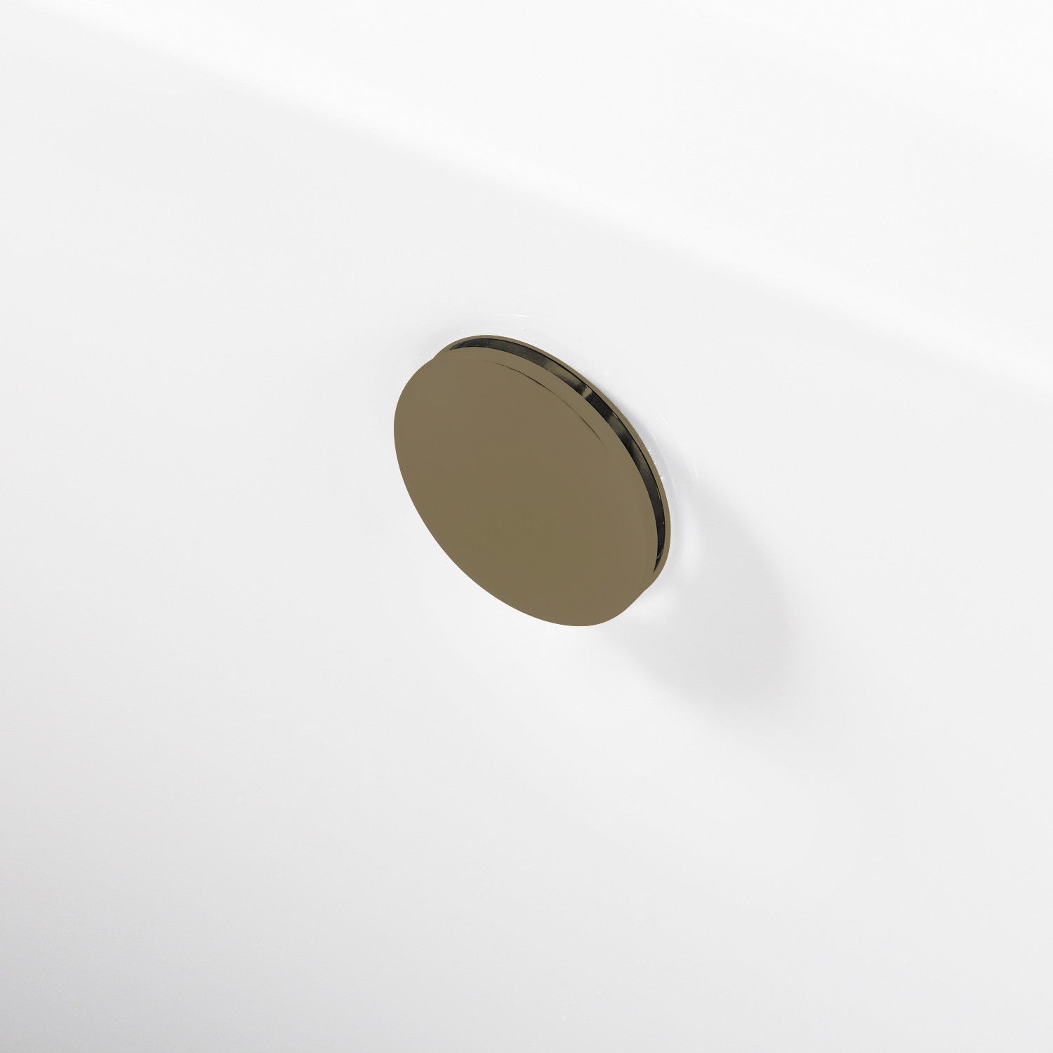 Aqua Eden 52 Inch Acrylic Oval Freestanding Bathtub - Glossy White with Antique Brass Overflow/Drain - Double Slipper Design for Luxury Bathroom & Spa Relaxation