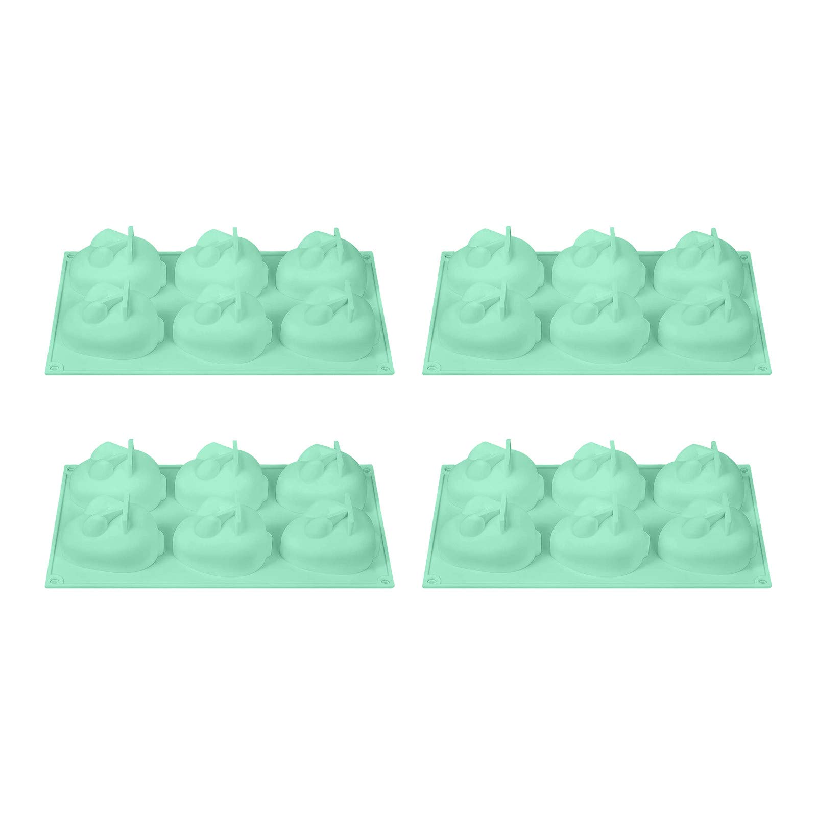 Stress Relief Squishy Toys for Kids & Adults - Easter Bunny Chocolate Cake Pudding Jellies in Green Silicone Molds - Sensory Toys for Anxiety Relief, Learning & Party Gifts - Fun for Classrooms, Therapy & Home Relaxation