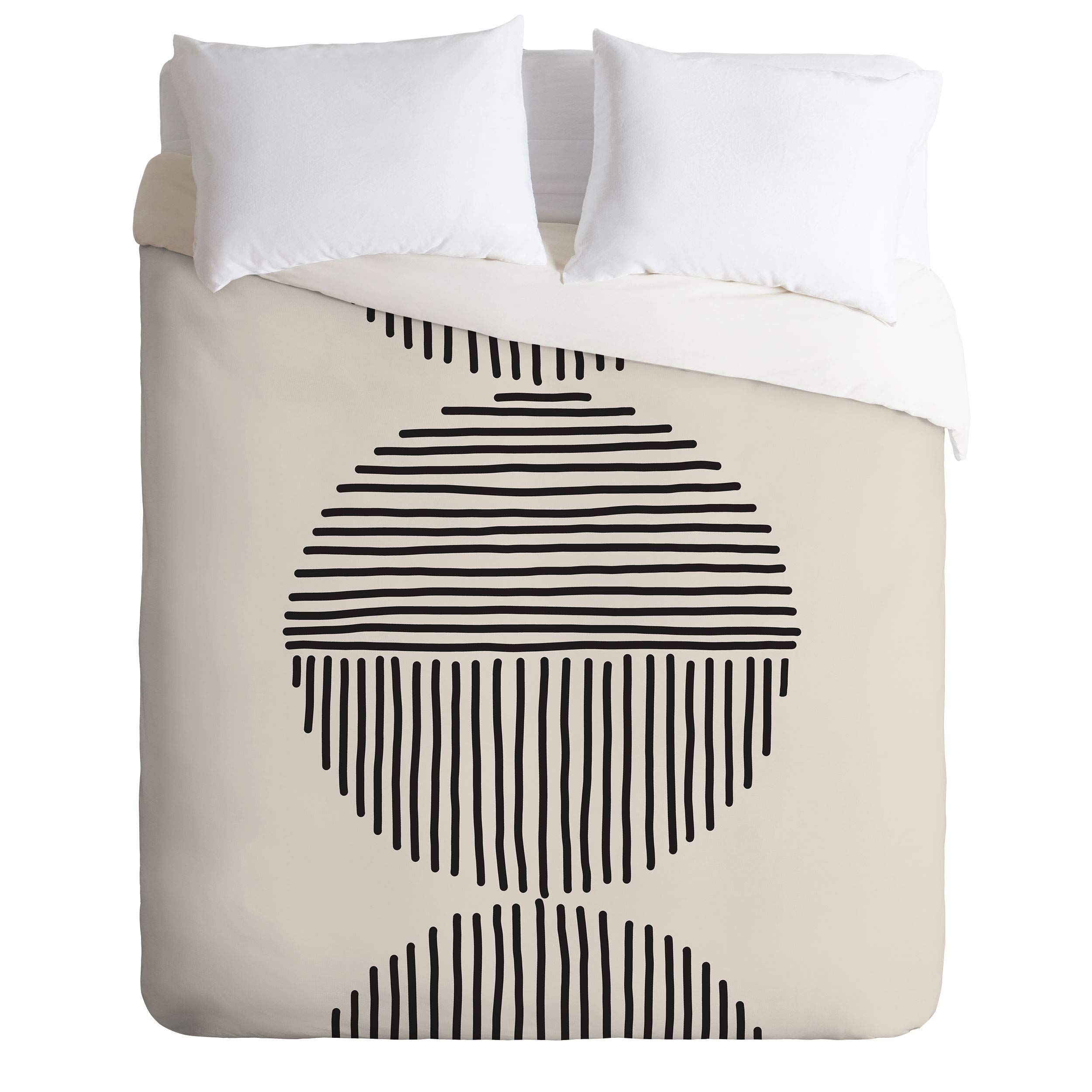Urban Wild Duvet Cover Set - Full/Queen with Pillow Shams for Modern Bedroom Decor