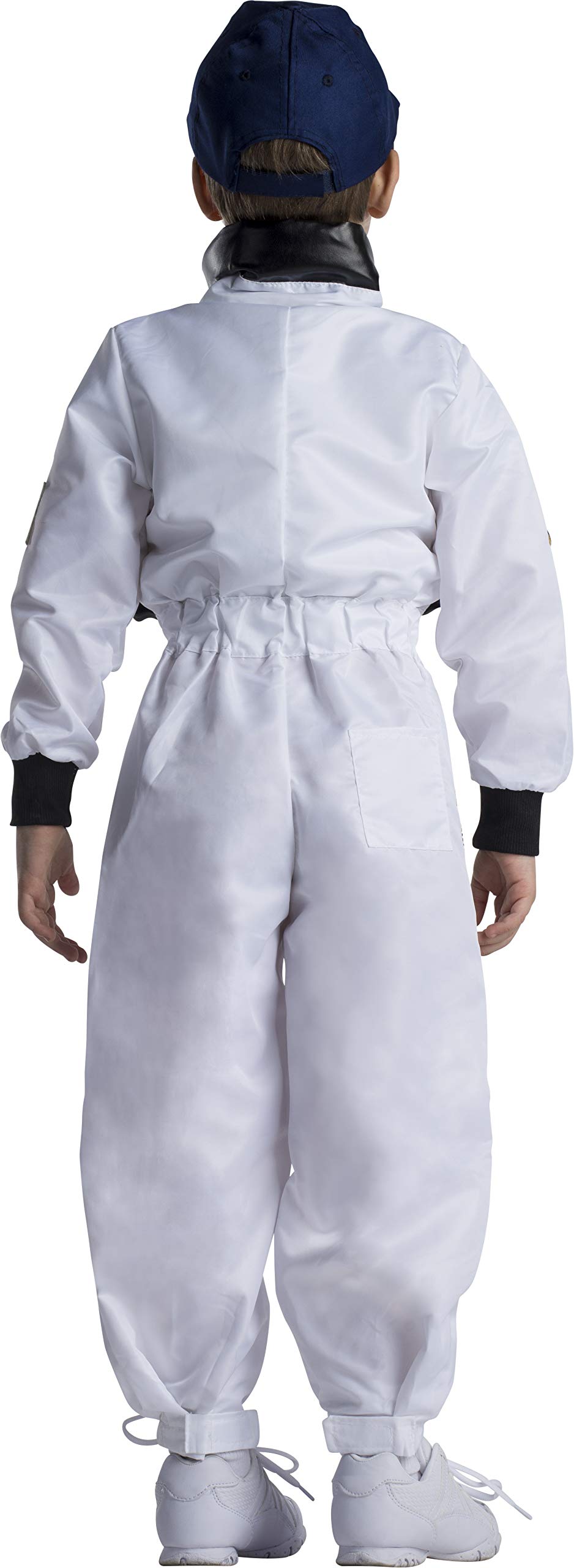 NASA Astronaut Costume for Kids - White Space Suit Dress Up for Boys & Girls | Halloween, Cosplay, School Play & Birthday Party Outfit