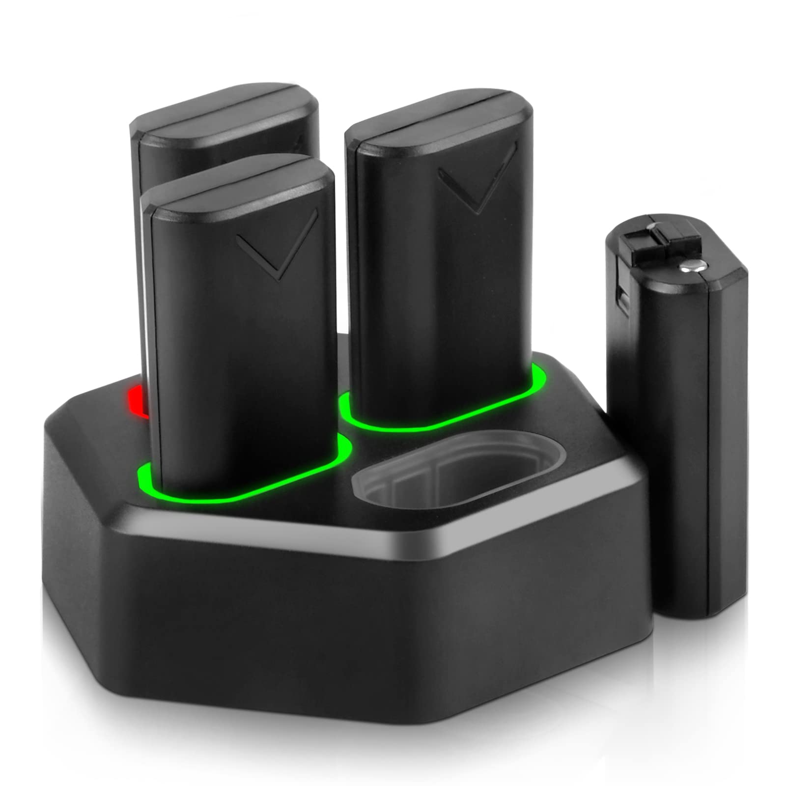 Rechargeable Battery Pack & Charging Dock for Xbox Series X|S & Xbox One Controller - Long-Lasting Power by TechKen - Perfect for Gaming Sessions & Travel