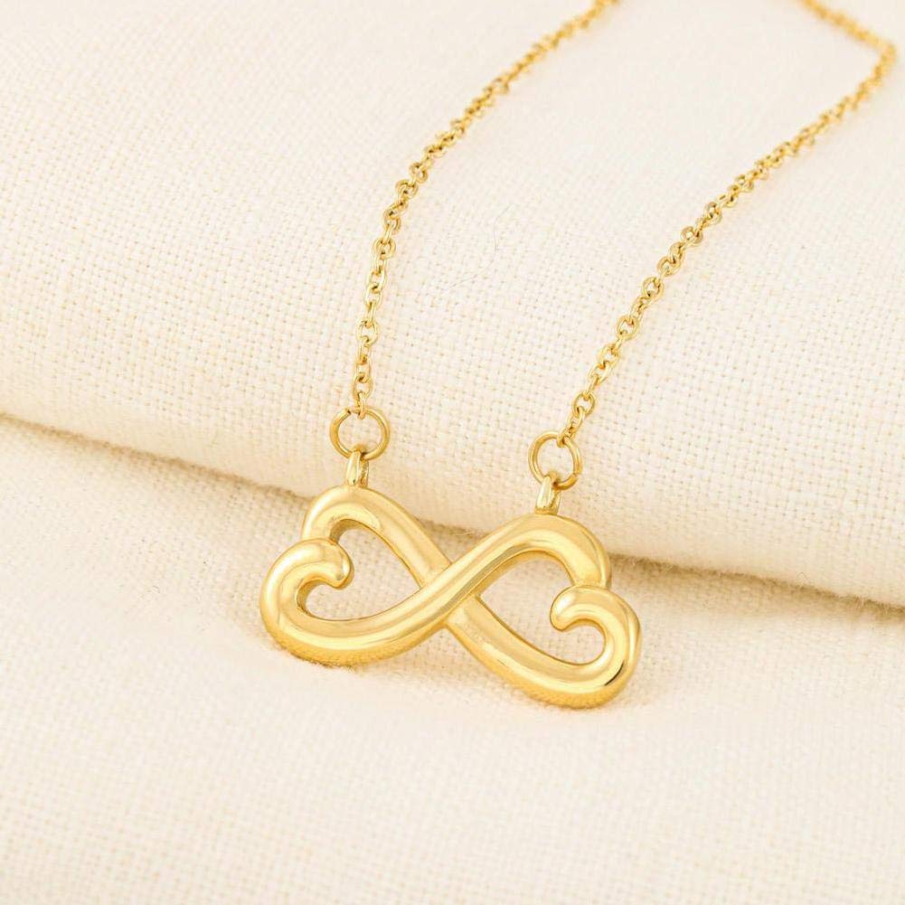 Best Gifts Infinity Hearts Necklace - Happy Mother's Day, Christmas & Birthday Gift for Expecting Moms, Pregnant Women, Luxury Silver Jewelry for Special Occasions