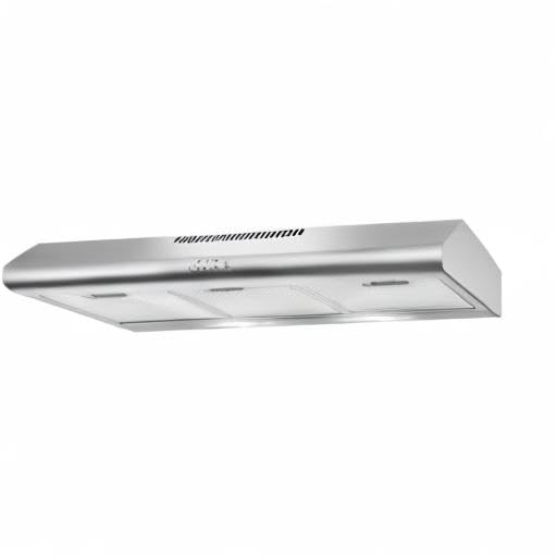 COSMO COS-5MU36 36-inch Stainless Steel Under Cabinet Range Hood with LED Lights, Reusable Filters & Button Controls | Delta Collection | Perfect for Kitchen Ventilation & Smoke Removal