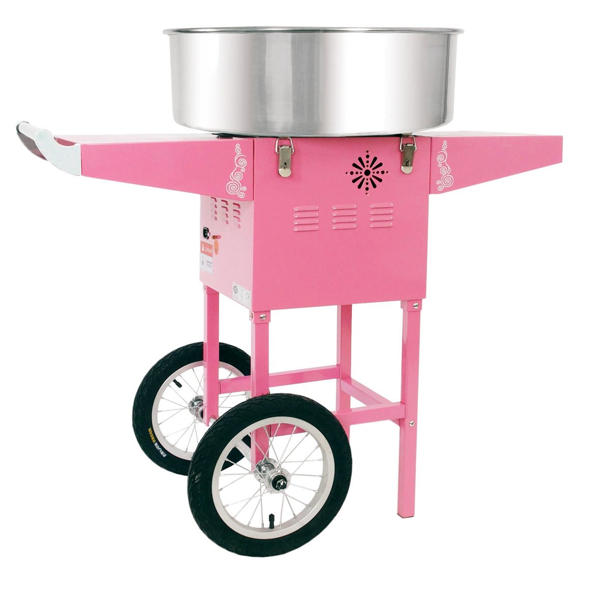 Funtime FT1000 Commercial Cotton Candy Machine - Hard Candy Floss Maker Cart for Parties, Events & Carnivals | Perfect for Birthday Celebrations, Fairs & Concessions