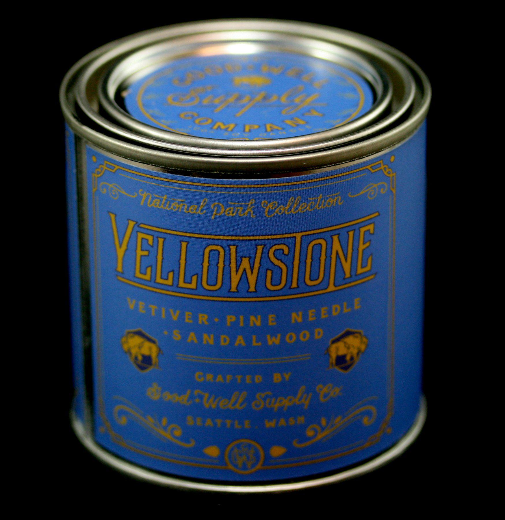 Yellowstone National Park Scented Candle - Woodsy Aromatherapy for Home & Office Relaxation | Perfect Gift for Nature Lovers
