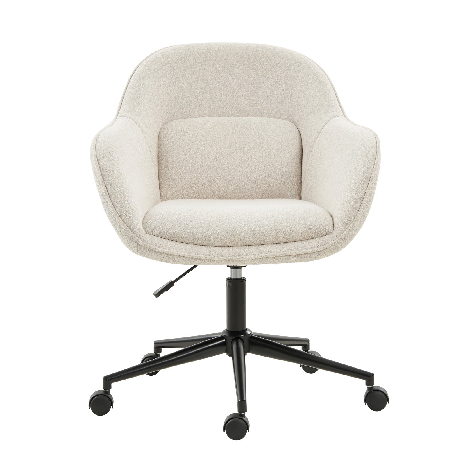 Modern Adjustable Height Cozy Office Chair for Home & Work - Ergonomic Desk Chair with Lumbar Support for Long Hours Sitting - Perfect for Home Office, Gaming, and Study