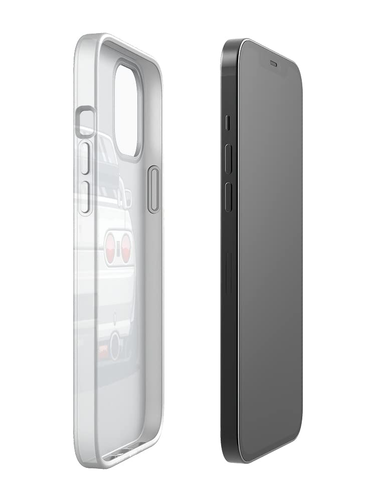 Compatible with iPhone 14 Plus Case - Skyline Japan GTR R32 Supra Race Car Design Shockproof Soft TPU Silicone Protective Phone Cover | Perfect for Sports Enthusiasts & Car Lovers