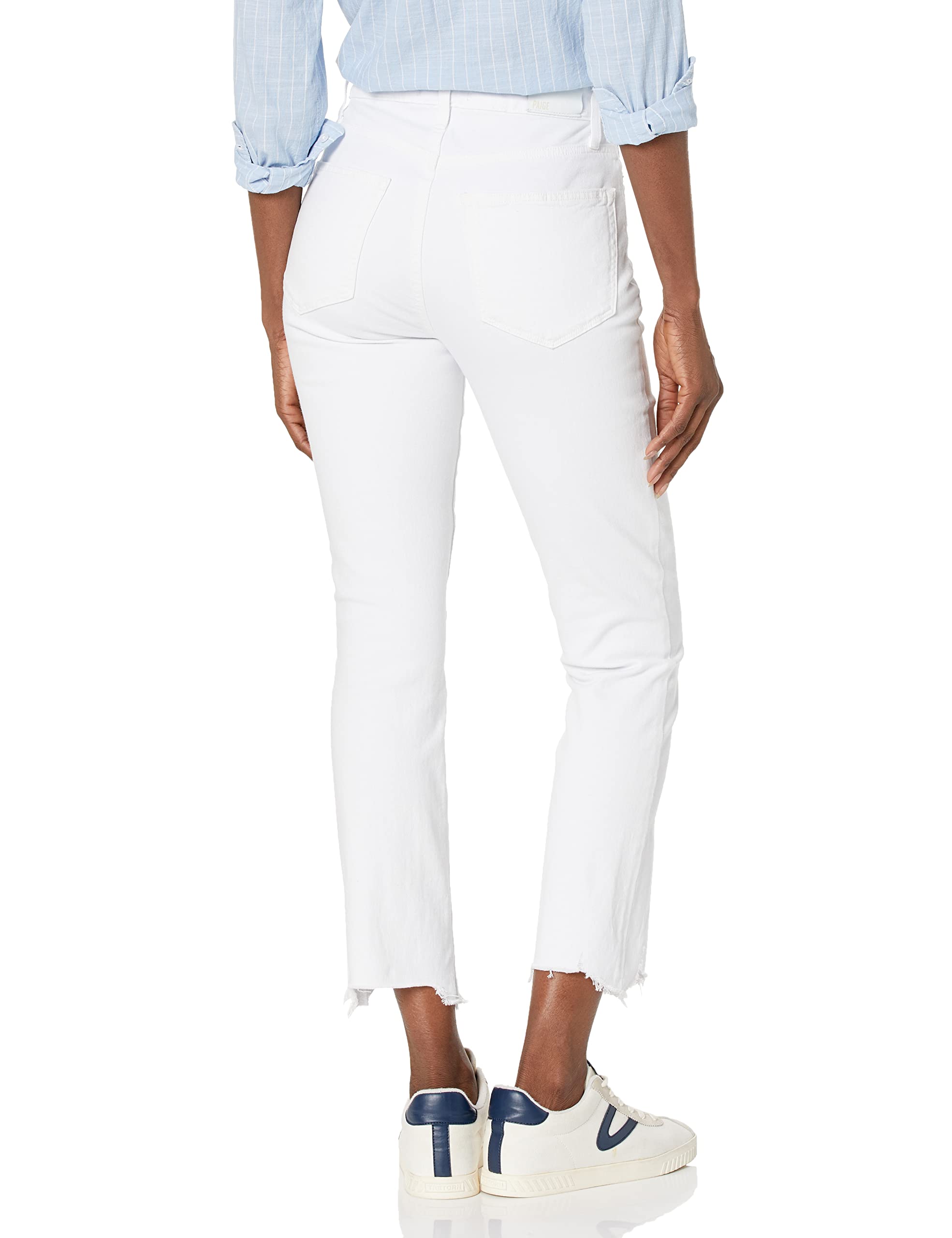 PAIGE Women's Accent Jeans - High Waist Skinny Denim Pants for Women | Perfect for Casual Outfits, Office Wear & Night Out Looks
