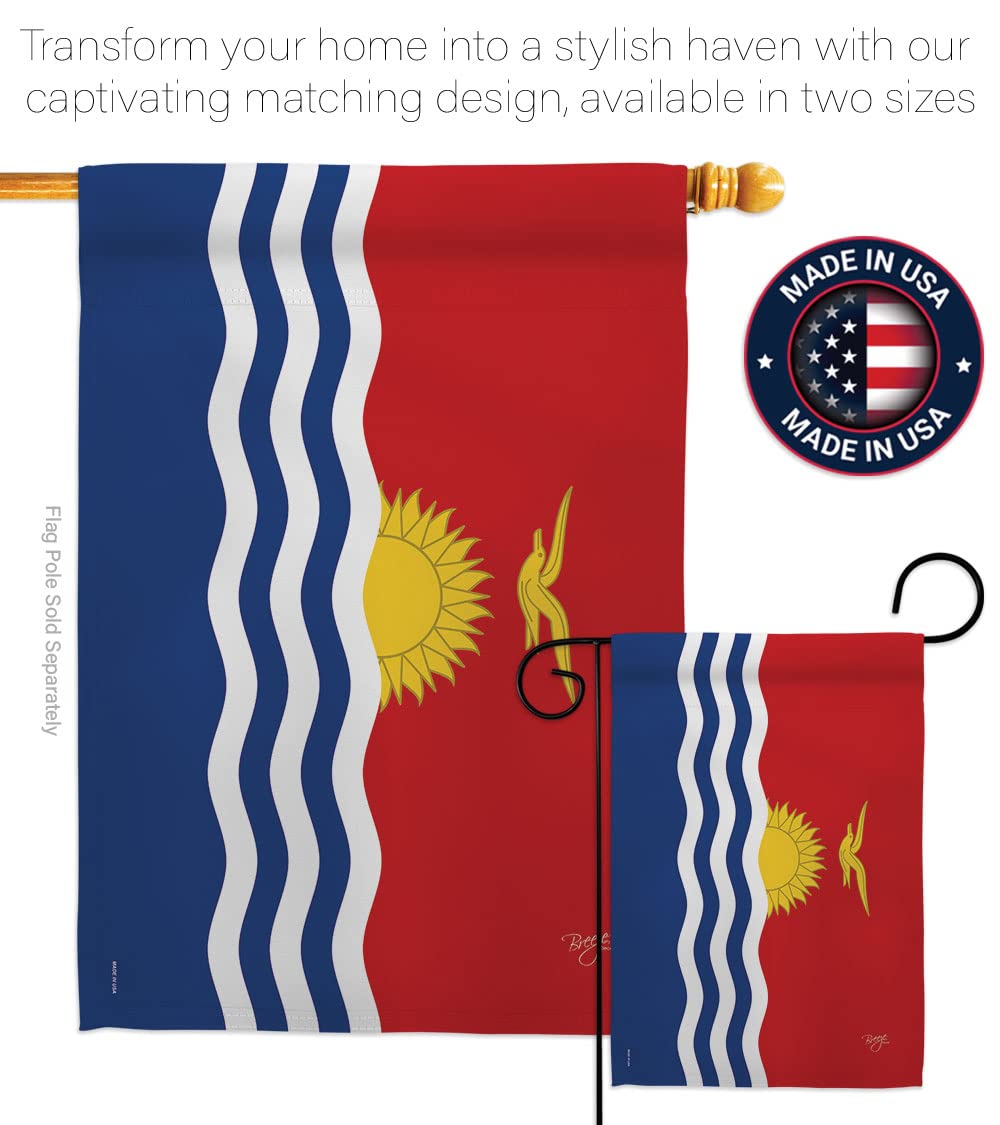 Kiribati National Flag Set 28x40