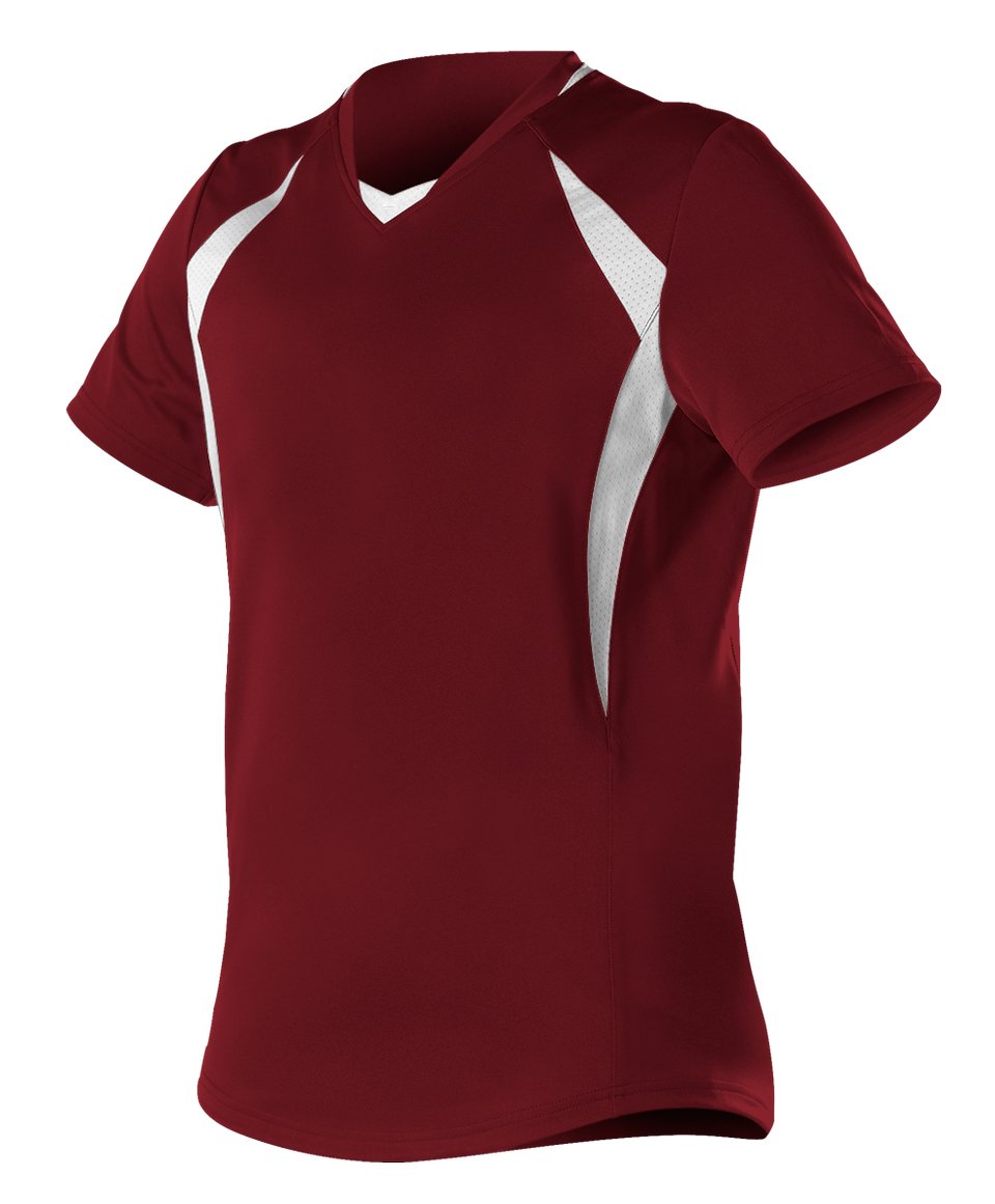 Alleson Athletic Girls' Braided Knit Fastpitch Softball Jersey - Perfect for Games, Practice & Team Uniforms