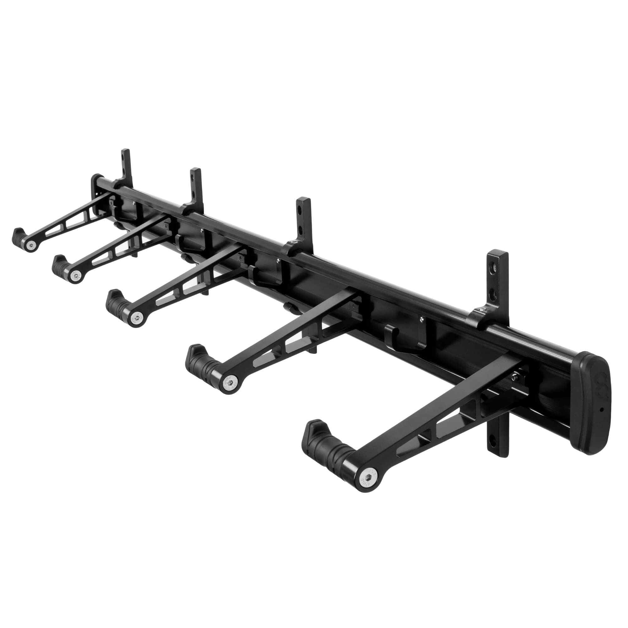 CyclingDeal 3/5/6 Bike Wall Mount Rack - Adjustable Vertical Bicycle Storage Hook for Indoor & Outdoor Use - Secure Hanger Organizer for MTB, Road Bikes - Perfect for Garage, Home, Apartment & Small Space Storage