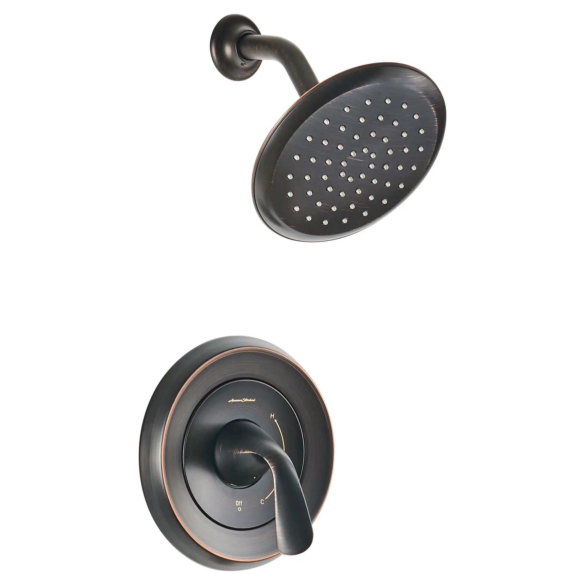 Fluent 2.5 GPM Shower Trim Kit with Double Ceramic Pressure Balance Cartridge & Lever Handle - Perfect for Modern Bathroom Renovations and Water-Efficient Showers