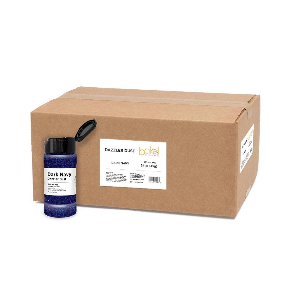 Deep Navy Dazzler Dust® - Premium Glitter Powder for Crafts, DIY & Nail Art | Bulk Wholesale Supplies for Artists, Cosmetics & Party Decorations