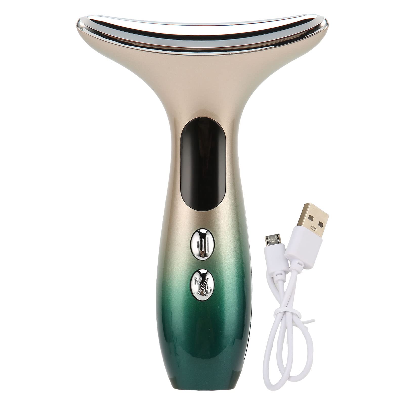 Microcurrent Neck Lifting Massager - Anti-Aging Skin Tightening Device with Vibration Technology to Reduce Fine Lines & Wrinkles | Perfect for Home Spa & Beauty Routine