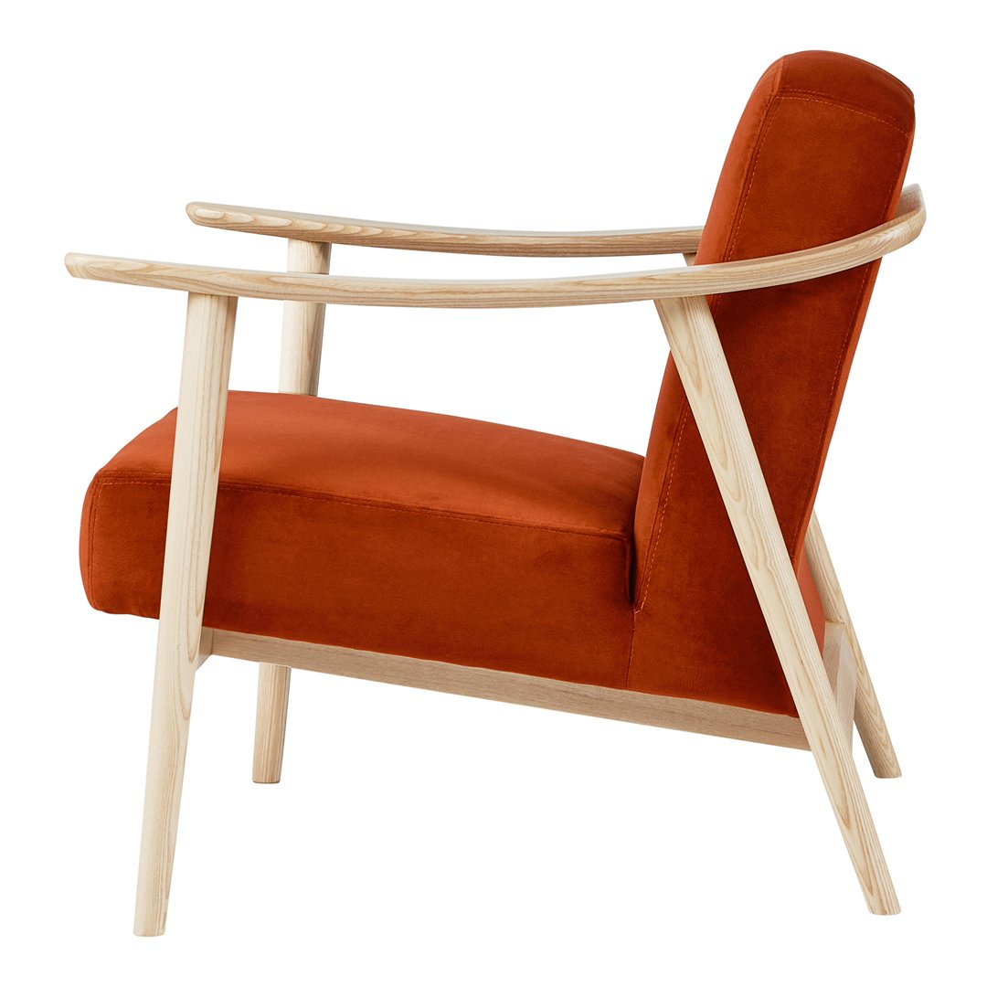 Gus Modern Baltic Chair - Mid-Century Modern Dining Chair with Wooden Legs - Perfect for Dining Room, Kitchen, and Office Decor