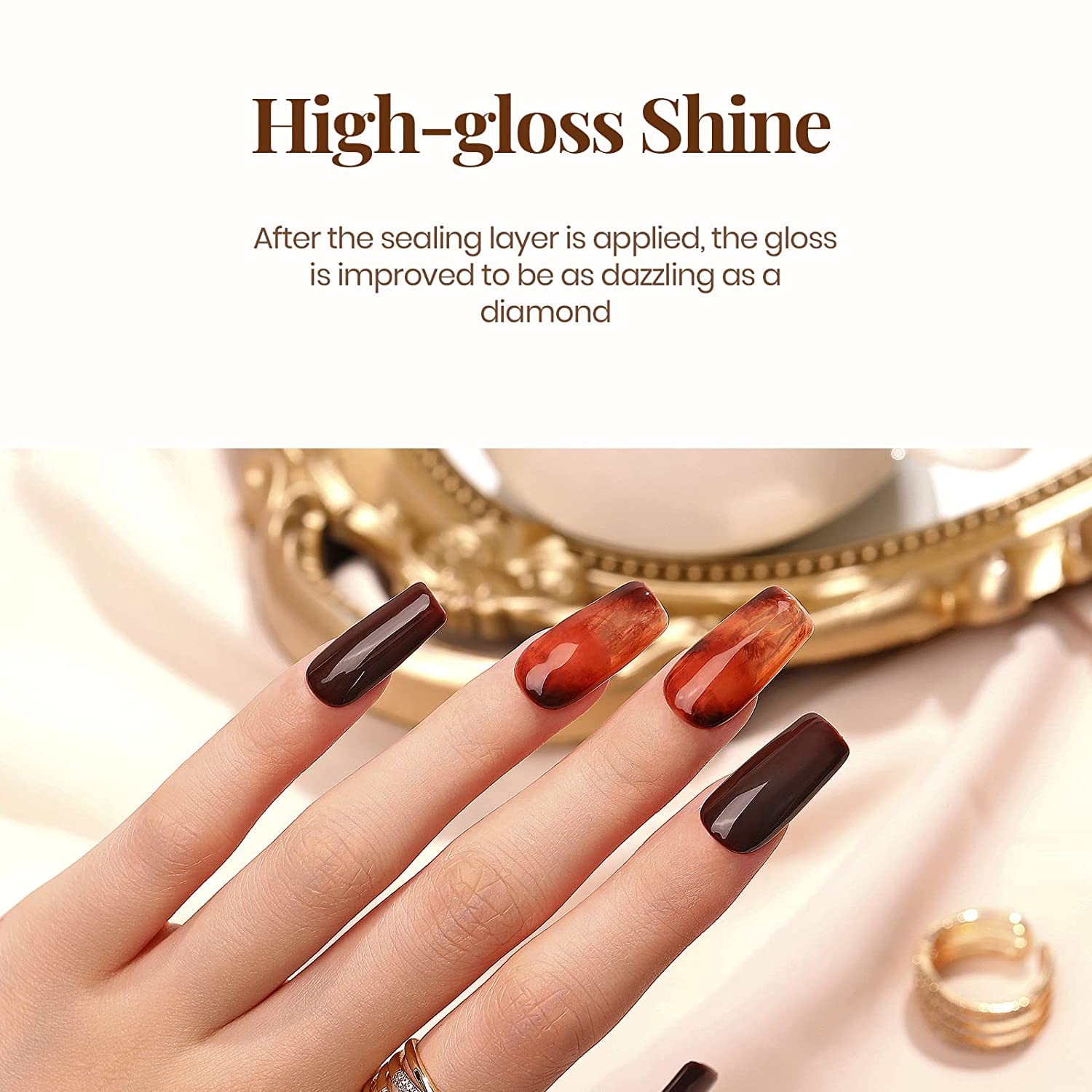 Kulis ProRange Shiny Top Coat & Base Coat Combo - 16ml UV/LED Soak-Off Gel Polish for Long Lasting Manicure & Pedicure | Professional Nail Art Design | Perfect for Salon & Home Use