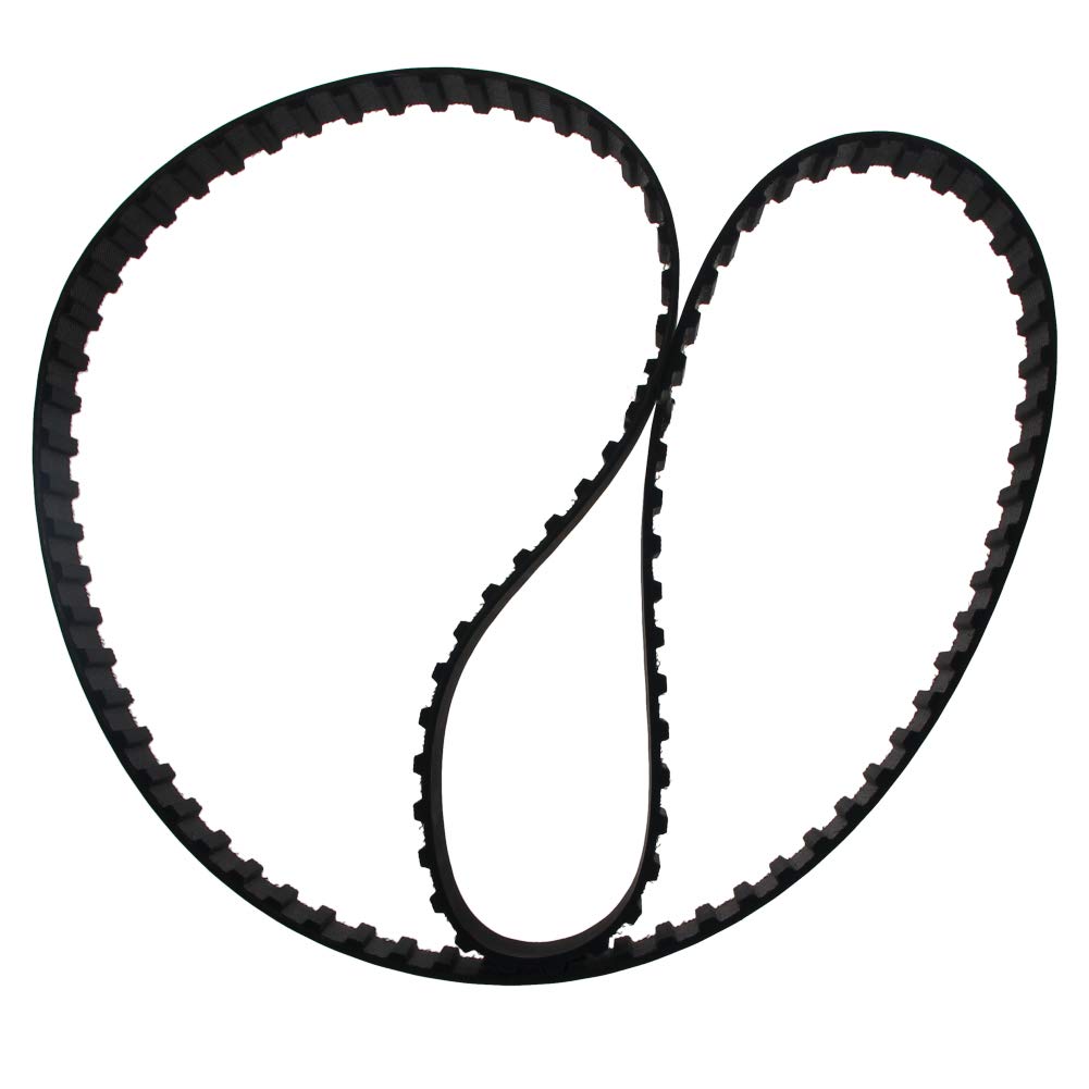 Fielect 104 Teeth 20mm Width Black Cogged Rubber Timing Belt - Industrial Drive Belt with 9.5mm Pitch (390L) - Perfect for CNC Machines, 3D Printers & Industrial Equipment Synchronization